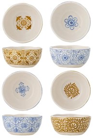 Сини/оранжеви глинени купички в комплект от 4 бр. 200 ml Milton – Bloomingville