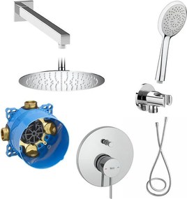 Комплект за вграждане за вана / душ, хром, Ona с пита 300, A5B5250C00 + A5B9107C00 + A5B2216C00 + A5B0950C00 + A5B2550C00 + A5A0B9EC00 + A525869403