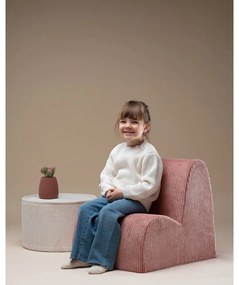 Розов детски стол от рипсено кадифе Cloud – Wigiwama