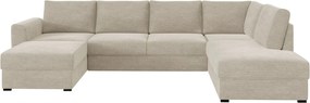 Ъглов диван Wilma-Екрю-десен
