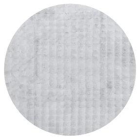 Светлосив кръгъл килим подходящ за пране ø 100 cm Bubble Grey – Mila Home