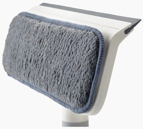 Моп за почистване на стъкла 2в1 Joseph Joseph CleanTech 6500014, 36 см, Сгъваема дръжка, Сив/Жълт