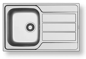 Pyramis 100178701 - Мивка ATHENA 79x50 см сатен