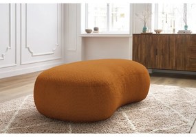 Табуретка от букле в цвят горчица Saint-Germain - Bobochic Paris