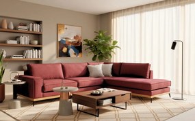 Ъглов диван Fredrik-Red-Right