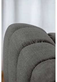 Сив ъглов диван (десен ъгъл) Shell – Miuform