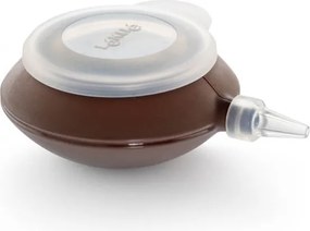 Шприц за декорация Lekue 1010199, 4 приставки, -60°C/+220°C, Платинен силикон, Кафяв