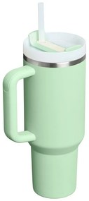 Светлозелен термос със сламка от неръждаема стомана 1,18 l Quencher H2.0 FlowState Tumbler Pistachio – Stanley