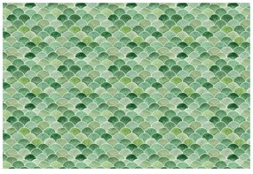 Тапет – Зелени геометрични арки