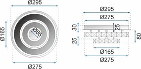 Плафон LED 20W APP411-C