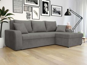Ъглов диван Kris-Сиво тъмно