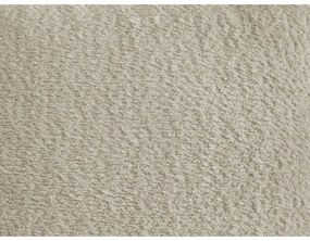 Бежов сгъваем/с място за съхранение ъглов диван от прежда с примки от букле (ляв ъгъл) Roxelane – Bobochic Paris