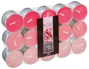 Комплект ароматни чаени свещи atmosphera Nina, 30 бр - Rose