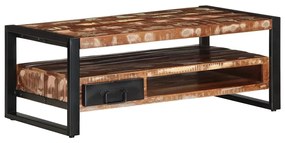 4013558 vidaXL Масичка за кафе Multicolour Масивна дървесина Reclaimed
