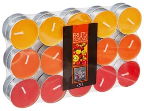 Комплект ароматни чаени свещи atmosphera Nina, 30 бр - Exotic Fruits