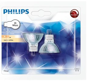 К-кт от 2 индустриални крушки Philips GU4/35W/12V