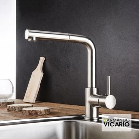 Смесител за кухня Fluo Vicario-Черен