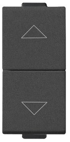 VIMAR 09060.CM Бутон/Ключ за управление на щори 2P 10AX Карбон мат 1M NEVE UP