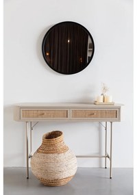 Бежова конзолна маса 40x120 cm Amaya – White Label