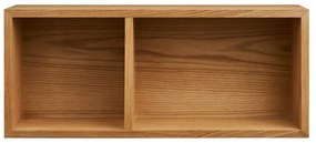 На няколко нива стенен рафт от декор от дъб в естествен цвят 71 cm Oshawa – House Nordic
