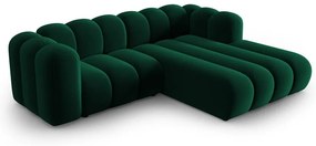 Тъмнозелен ъглов диван (десен ъгъл) Lupine – Micadoni Home