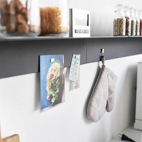 Черен метален стенен рафт 90 cm – YAMAZAKI