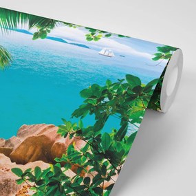 Тапет – Лодка в открито море