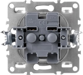 Единичен контакт със заземяване OSTE JNH001-G White