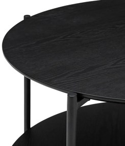 Холна маса atmosphera Kemi, 63 cm - Черен