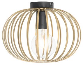 Дизайнерски таванна лампа месинг 30 см - Johanna