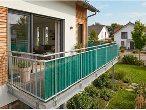 Зелен пластмасов балконски параван 500x90 cm – Garden Pleasure