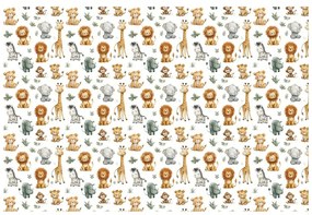 Самозалепващ тапет – Сладки сафари животинки