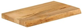 370415 vidaXL Плот за маса, жив ръб, 50x20x2,5 см, масивно дърво манго
