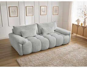 Светлосив шенилов диван 264 cm Ivane – Bobochic Paris