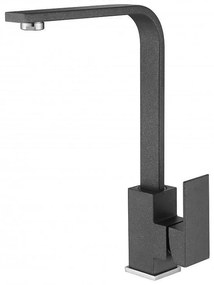 Смесител за кухня ICF 233010 GRAY, Inter Ceramic, неръждаема стомана, сив, 22.9х32.7см