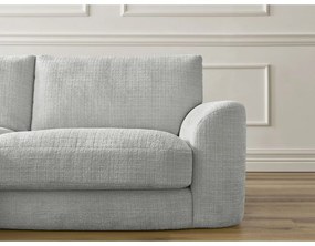 Светлосив шенилов ъглов диван (ляв ъгъл) Leonore – Bobochic Paris