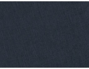 Тъмносин сгъваем/с място за съхранение ъглов диван (десен ъгъл/L форма) Fuji – Bobochic Paris