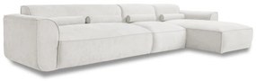 Бял ъглов диван (десен ъгъл) Flex Felix – Miuform
