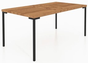 Дъбова маса за хранене 90x160 cm Abies - The Beds