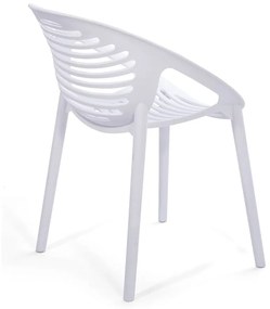 Комплект от 4 бели стола за хранене Jaanna и маса от естествен цвят Marienlist - Bonami Essentials