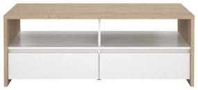 Масичка за кафе в бял и естествен цвят 60x120 cm Next – Tvilum