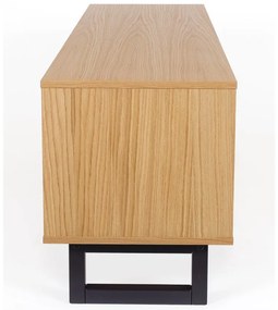 ТВ масичка от дъб Camden Herringbone Mora - Woodman