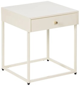 Кремаво нощно шкафче Nara – Ixia