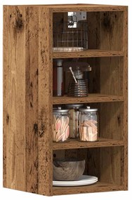 854173 vidaXL Висящ шкаф "Рига" Старо дърво 30x29,5x60 см Инженерно дърво