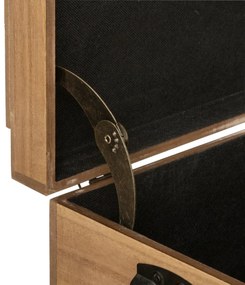 Сет кутии за съхранение atmosphera Artys, 3бр, L.47/53/60 cm, MDF