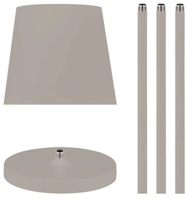 Бежова LED лампа за пода с възможност за димиране (височина 135 cm) Dorian - Remember