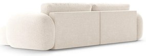 Кремав шенилов сгъваем/с място за съхранение ъглов диван Tonale – Cosmopolitan Design