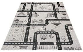 Кремав бебешки килим City, 80 x 150 cm - Ragami