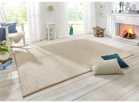 Кремав килим 80x150 cm Wolly – BT Carpet
