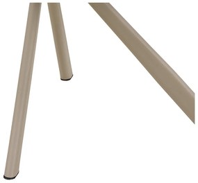 Бежов тапициран трапезен стол с подлакътници Graham – Actona